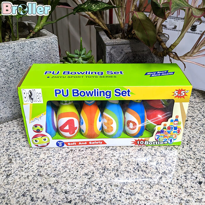 Set đồ chơi bowling trẻ em cỡ lớn UL502 10 chai 2